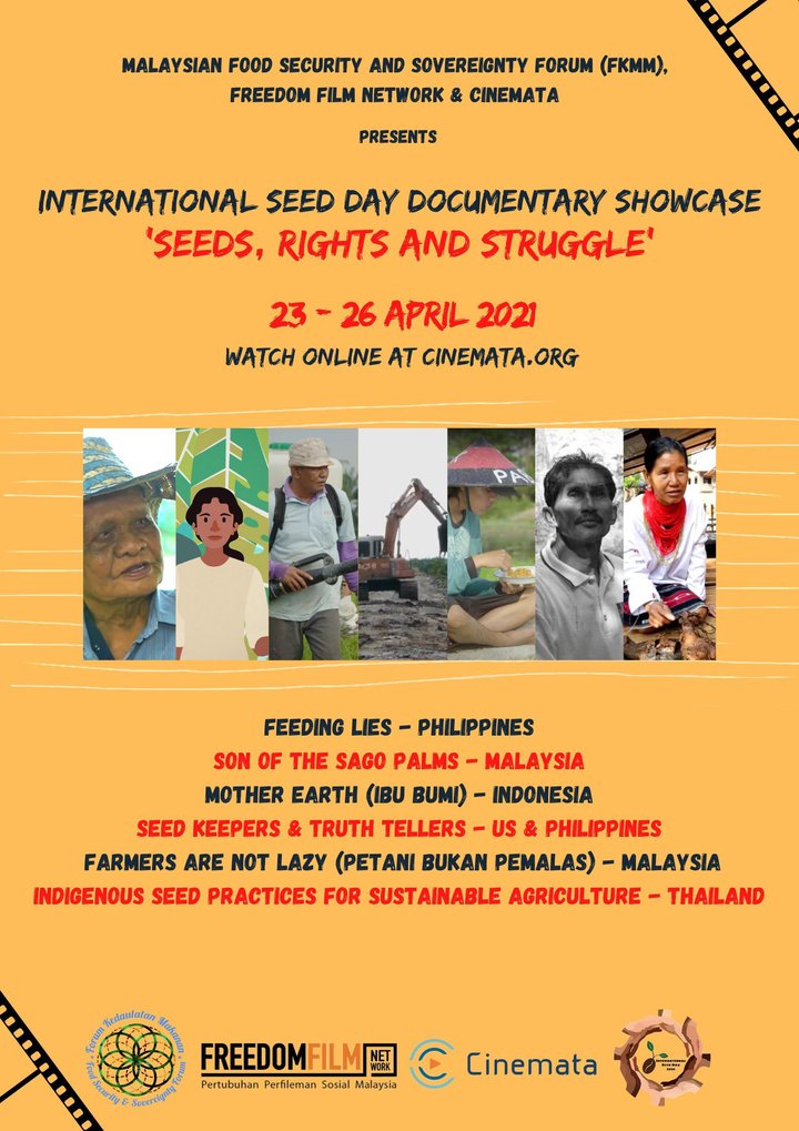 Poster for World Seed Day Film Screening