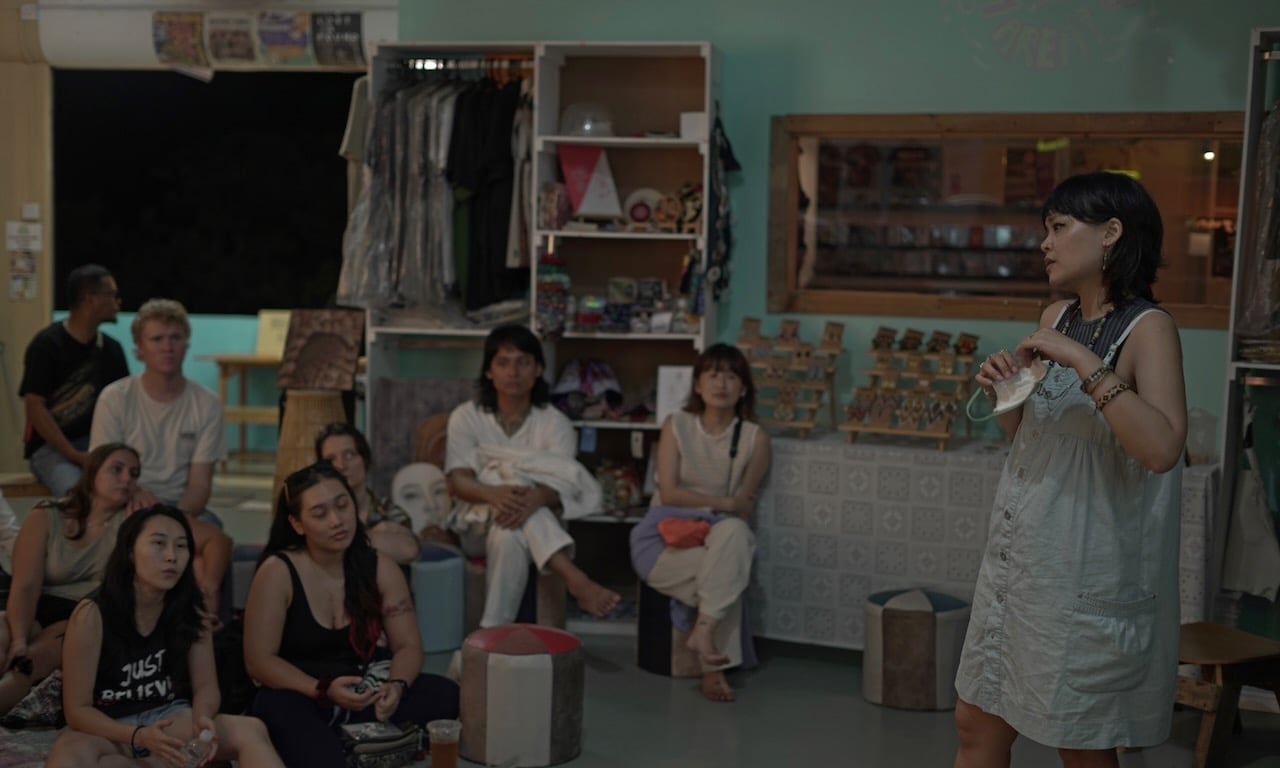 Screening audience in Sabah