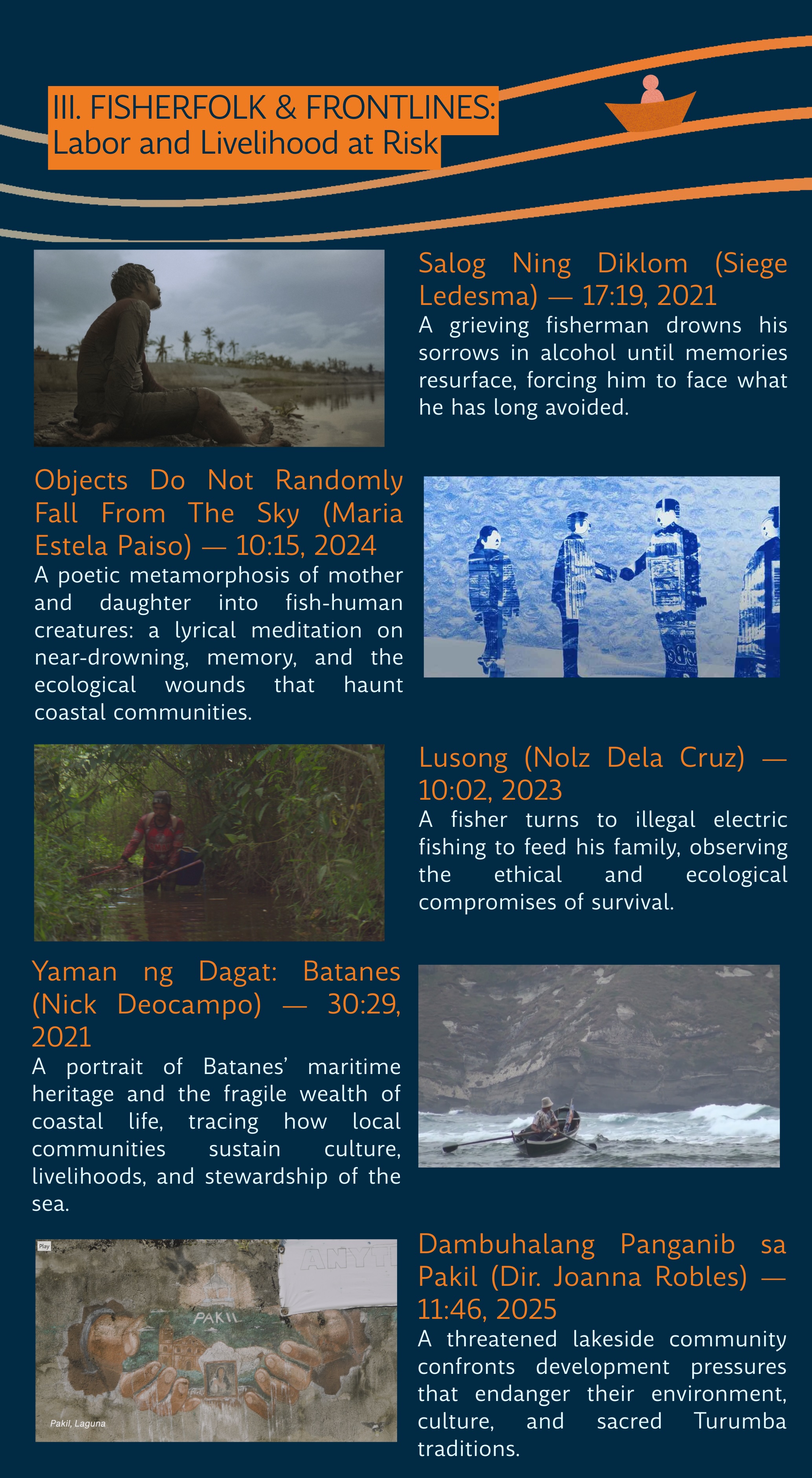 Fisherfolk and Frontlines playlist